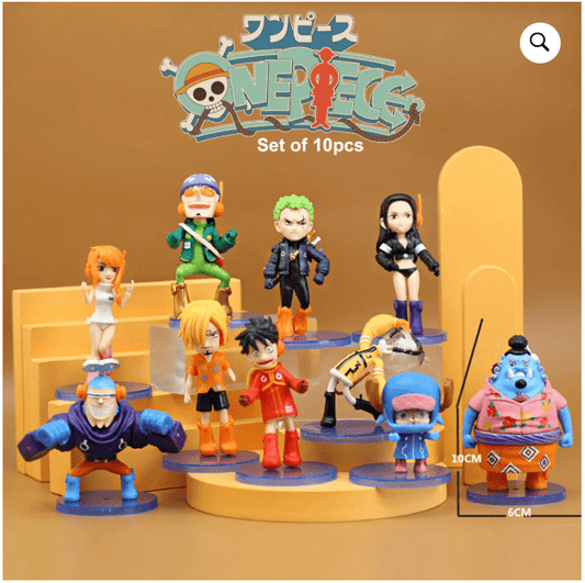 ONE PIECE EGGHEAD 10 CHARACTER SET 10CM