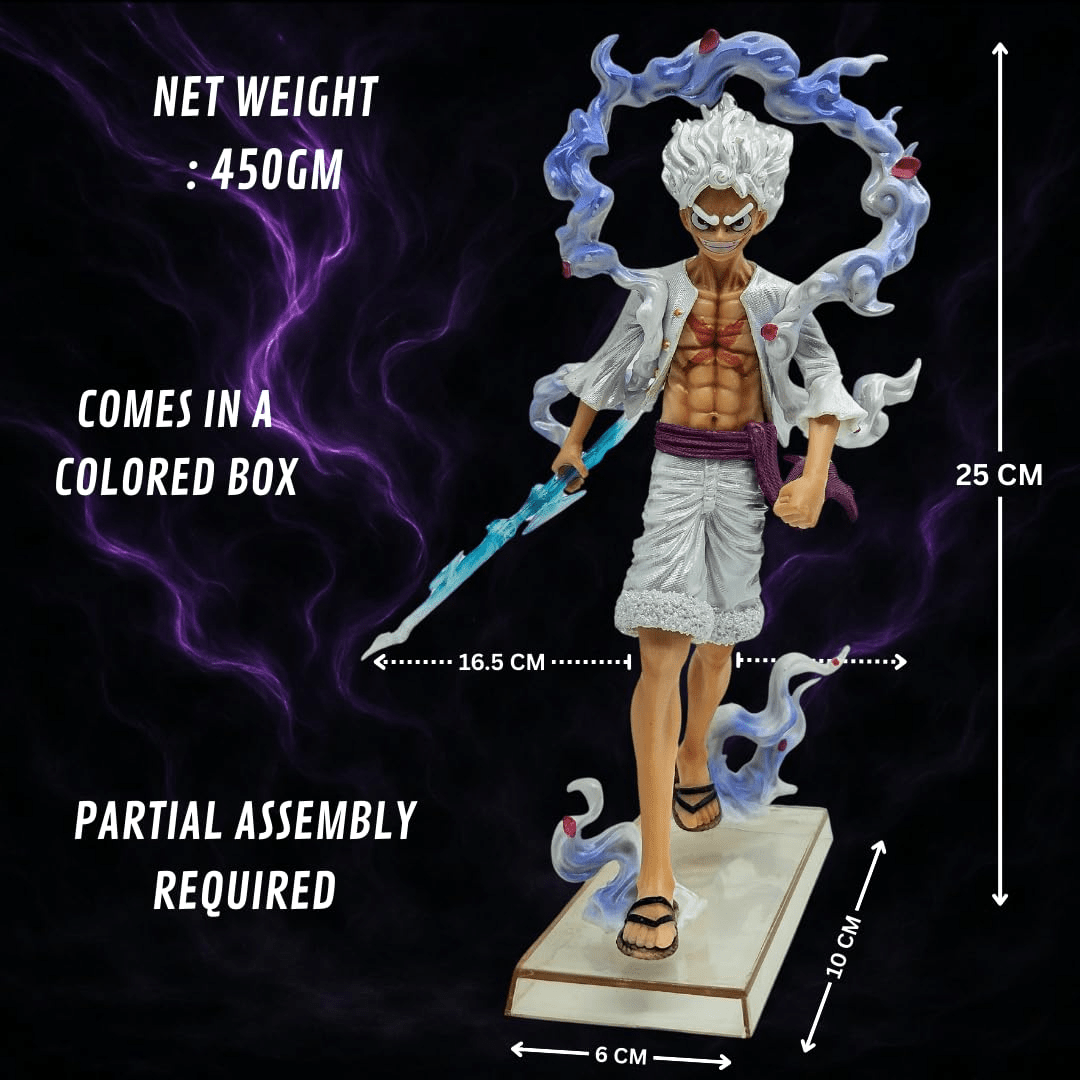 LUFFY GEAR 5 WALKING 29CM FIGURE  (BLISTER+BOX)