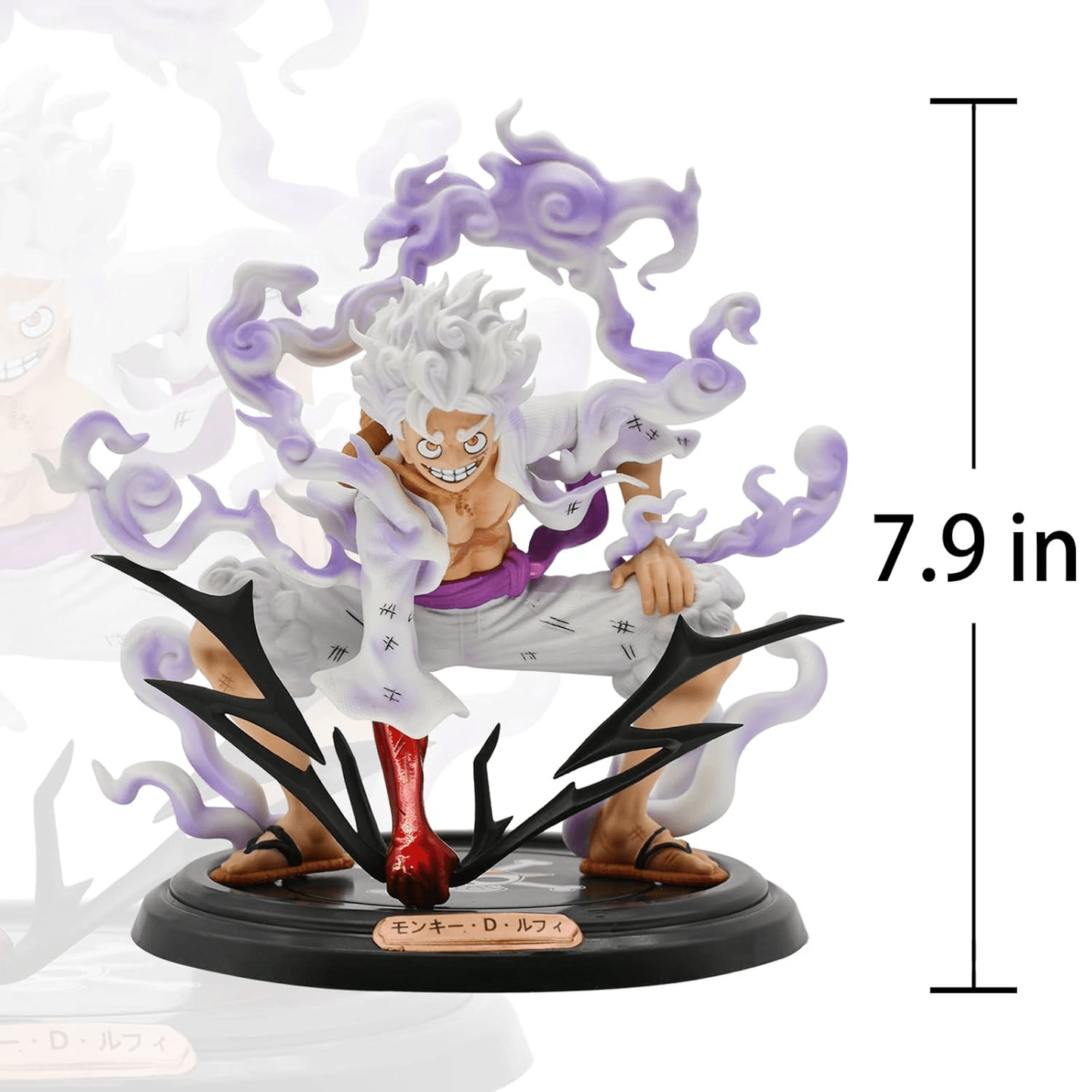 LUFFY GEAR 5 WITH BLACK BASE 20CM ACTION  FIGURE