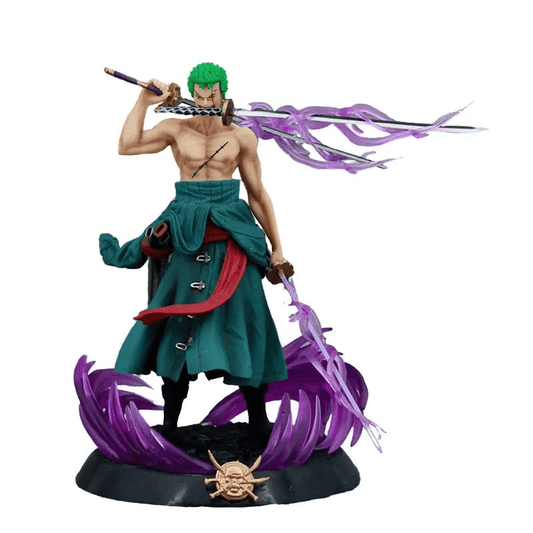 RORONOA ZORO STANDING 24CM ACTION FIGURE  (DOUBLE HEAD) ( BLISTER+BOX)