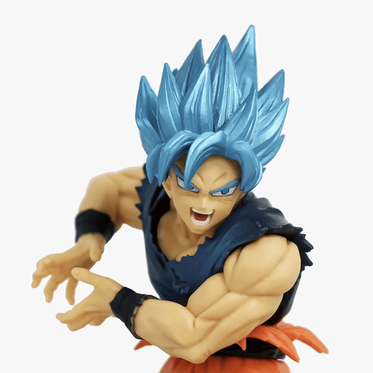 DBZ GOKU SUPER SAIYAN BLUE HAIR 19CM ACTION  FIGURE