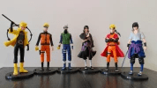 NARUTO 6 CHARACTER SET 17CM