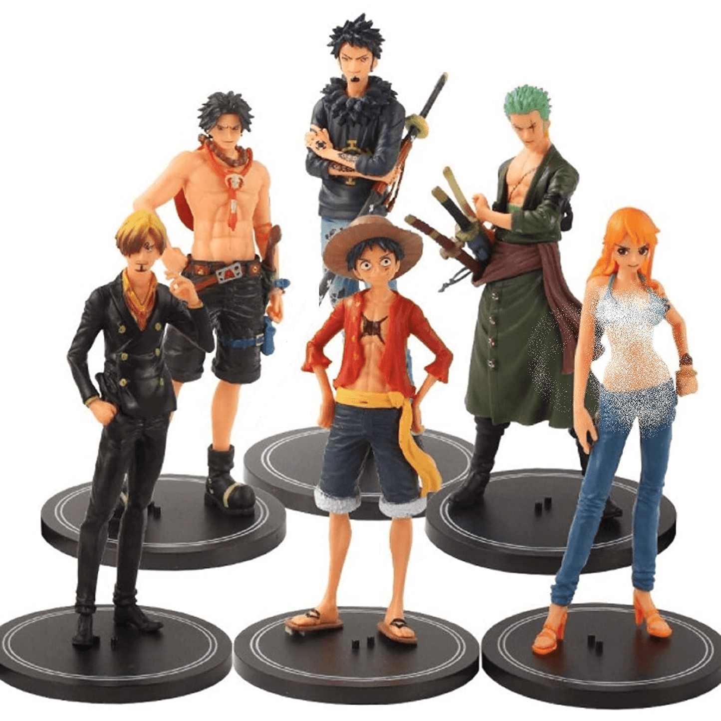 ONE PIECE 6PCS SET 18CM ACTION FIGURE
