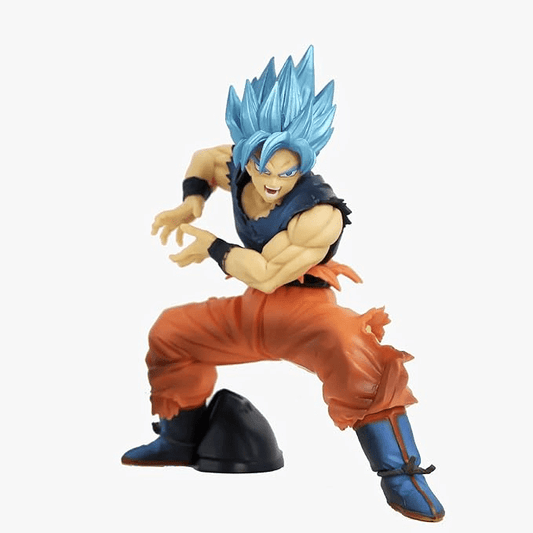 DBZ GOKU SUPER SAIYAN BLUE HAIR 19CM ACTION  FIGURE
