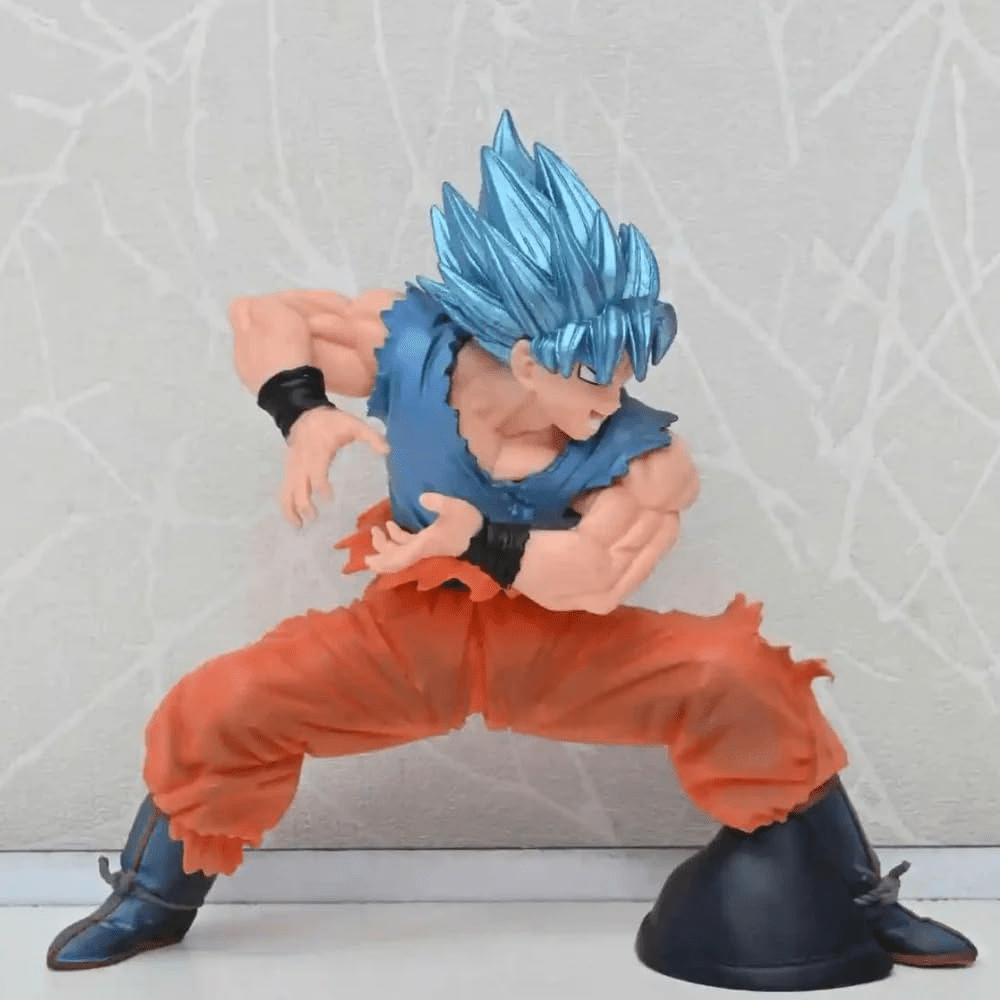 DBZ GOKU SUPER SAIYAN BLUE HAIR 19CM ACTION  FIGURE