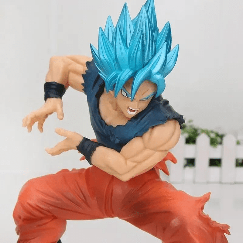 DBZ GOKU SUPER SAIYAN BLUE HAIR 19CM ACTION  FIGURE